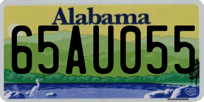 AL license plate 65AU055
