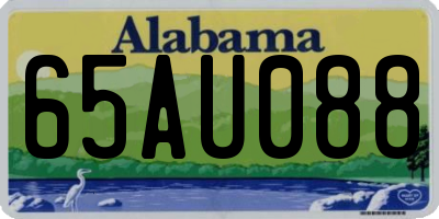 AL license plate 65AU088