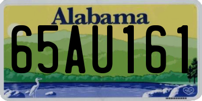 AL license plate 65AU161