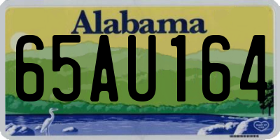 AL license plate 65AU164