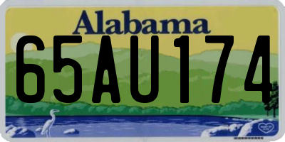 AL license plate 65AU174