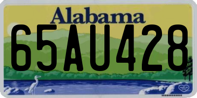 AL license plate 65AU428
