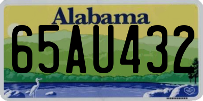 AL license plate 65AU432