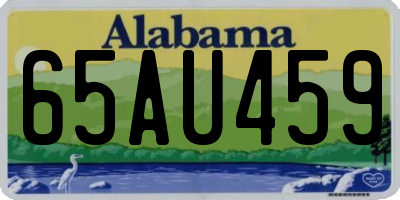 AL license plate 65AU459