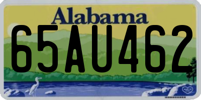 AL license plate 65AU462