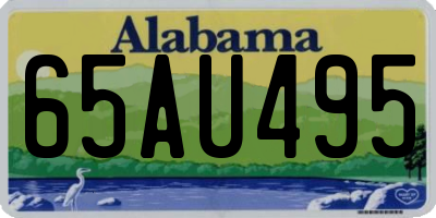 AL license plate 65AU495