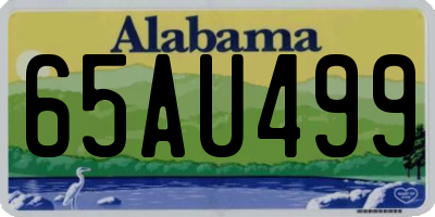 AL license plate 65AU499