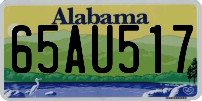 AL license plate 65AU517