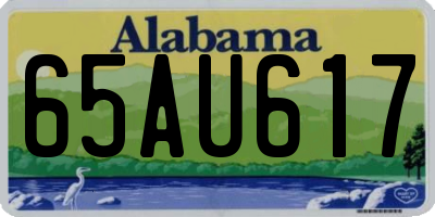 AL license plate 65AU617