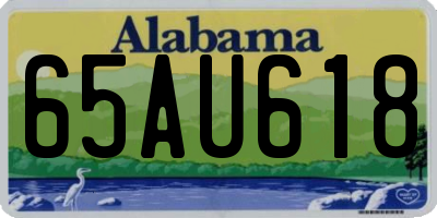 AL license plate 65AU618