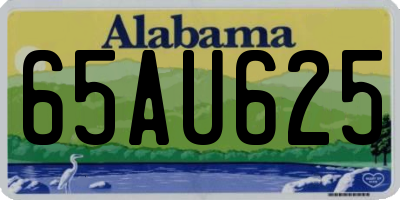 AL license plate 65AU625