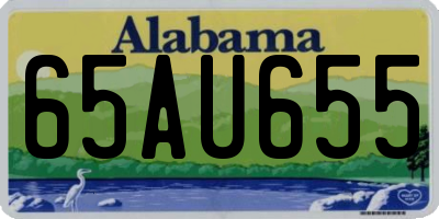 AL license plate 65AU655