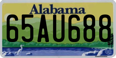 AL license plate 65AU688