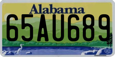 AL license plate 65AU689