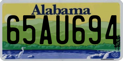 AL license plate 65AU694
