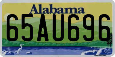 AL license plate 65AU696