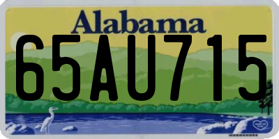 AL license plate 65AU715