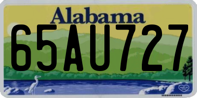 AL license plate 65AU727