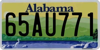 AL license plate 65AU771