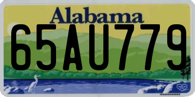 AL license plate 65AU779