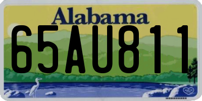 AL license plate 65AU811