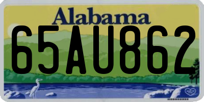 AL license plate 65AU862