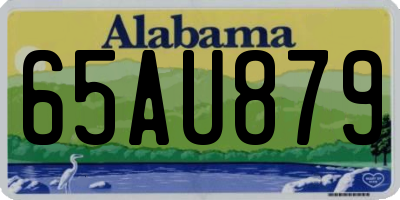 AL license plate 65AU879
