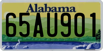 AL license plate 65AU901