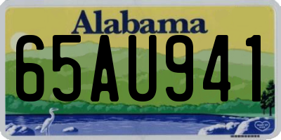 AL license plate 65AU941