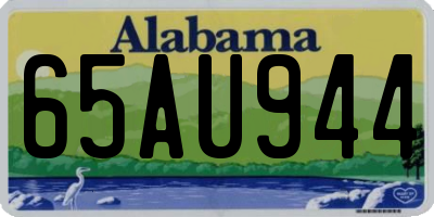 AL license plate 65AU944