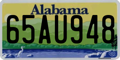 AL license plate 65AU948