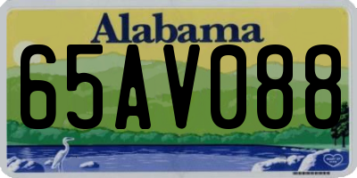 AL license plate 65AV088