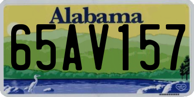 AL license plate 65AV157
