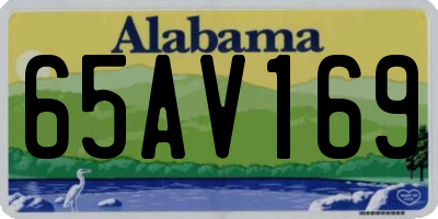 AL license plate 65AV169