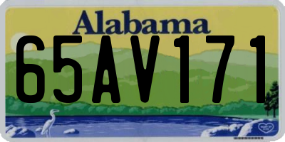 AL license plate 65AV171