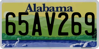 AL license plate 65AV269