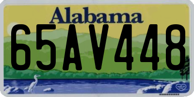 AL license plate 65AV448