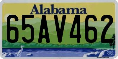 AL license plate 65AV462