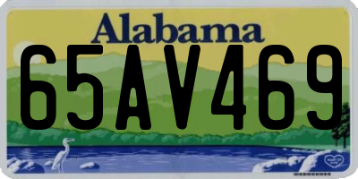 AL license plate 65AV469