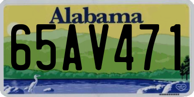 AL license plate 65AV471