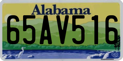 AL license plate 65AV516