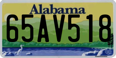 AL license plate 65AV518