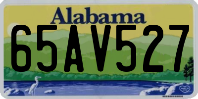 AL license plate 65AV527