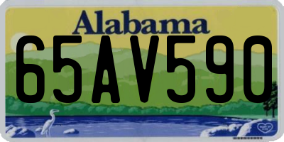 AL license plate 65AV590
