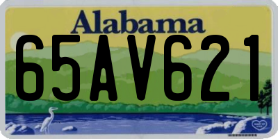 AL license plate 65AV621