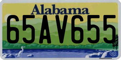 AL license plate 65AV655