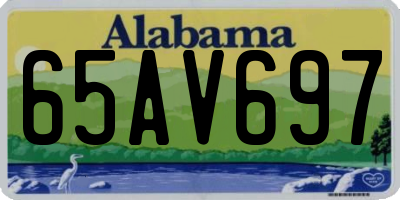 AL license plate 65AV697