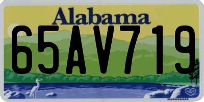 AL license plate 65AV719