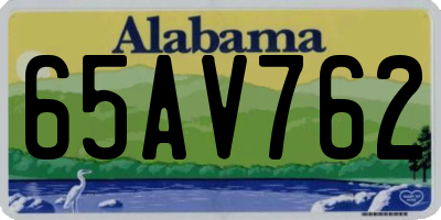 AL license plate 65AV762