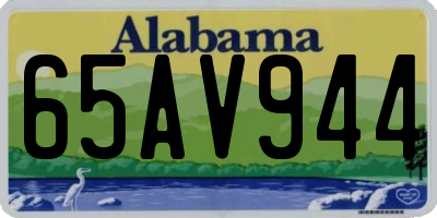 AL license plate 65AV944